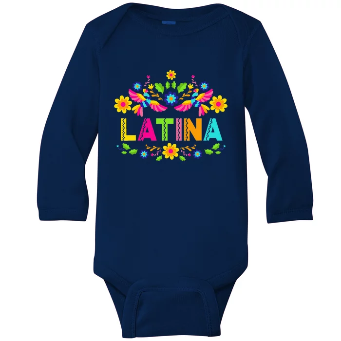 National Hispanic Heritage Month For All Countries Baby Long Sleeve Bodysuit