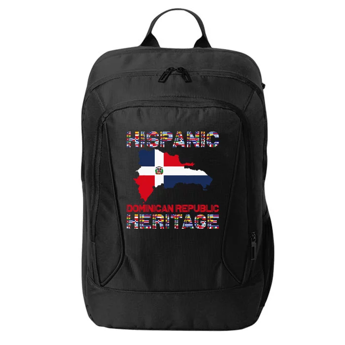 National Hispanic Heritage Month Dominican Republic Flag City Backpack