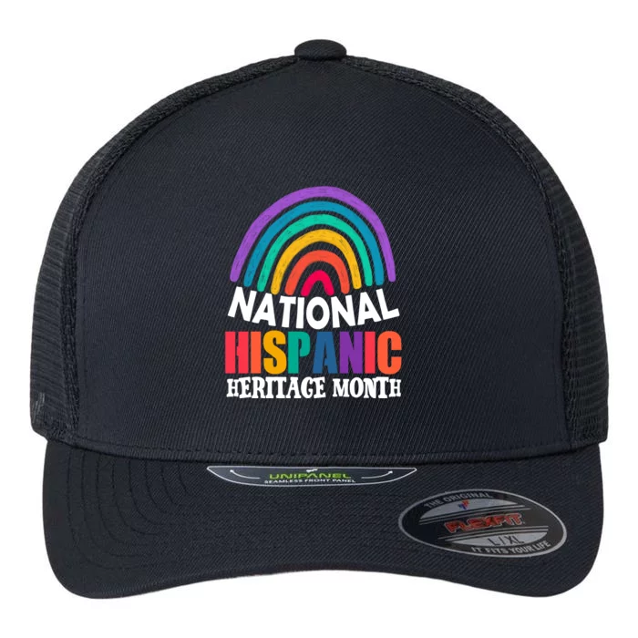 National Hispanic Heritage Month Rainbow Flexfit Unipanel Trucker Cap