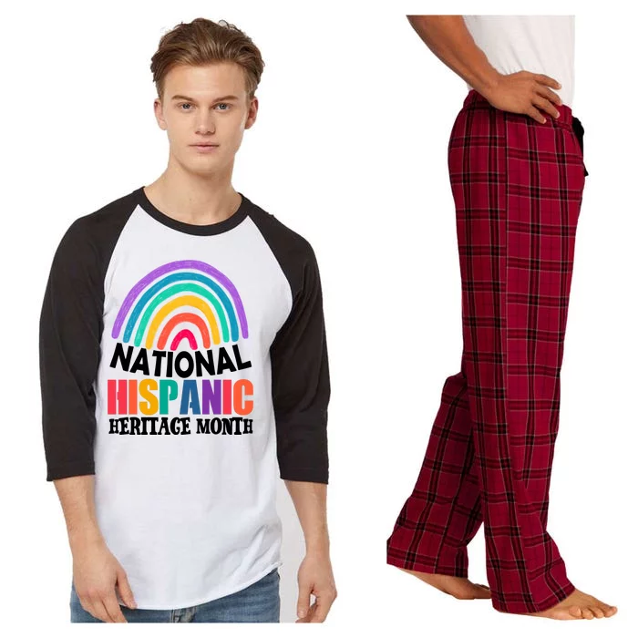 National Hispanic Heritage Month Rainbow Raglan Sleeve Pajama Set