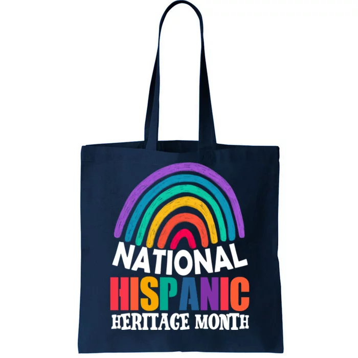 National Hispanic Heritage Month Rainbow Tote Bag