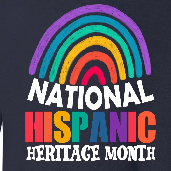 National Hispanic Heritage Month Rainbow Toddler Sweatshirt