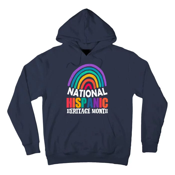 National Hispanic Heritage Month Rainbow Tall Hoodie