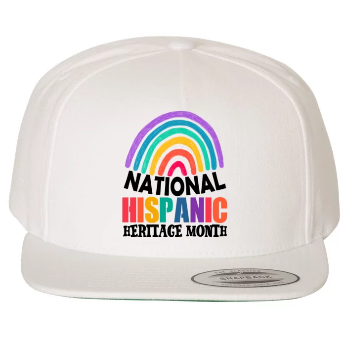 National Hispanic Heritage Month Rainbow Wool Snapback Cap