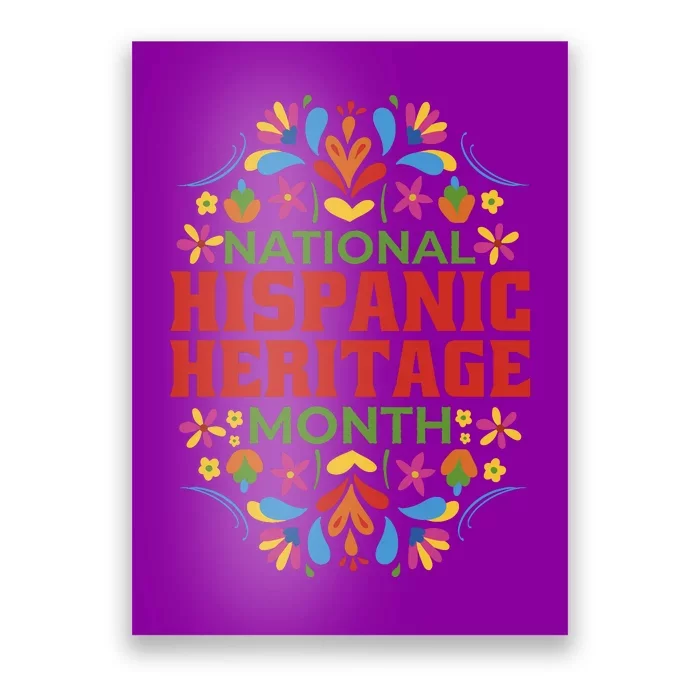 National Hispanic Heritage Month Poster