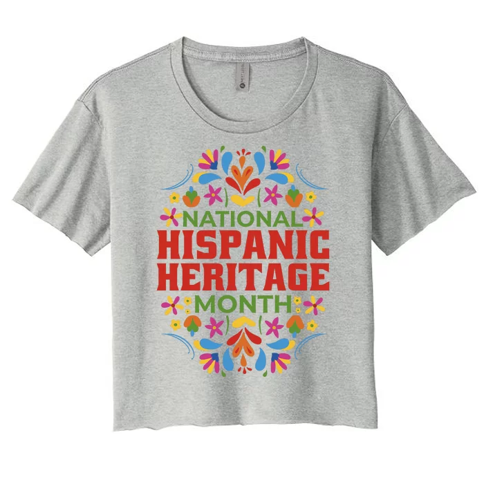 National Hispanic Heritage Month Women's Crop Top Tee