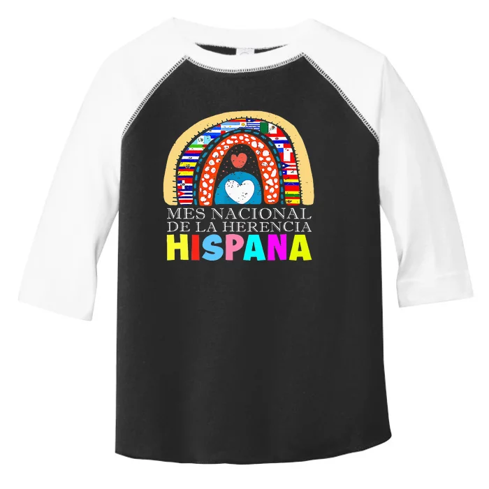 National Hispanic Heritage Month Latino Flag Spanish Speakin Toddler Fine Jersey T-Shirt