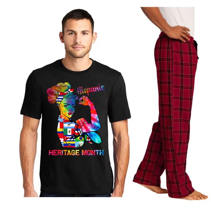 National Hispanic Heritage Month Hispanic All Flag Pajama Set