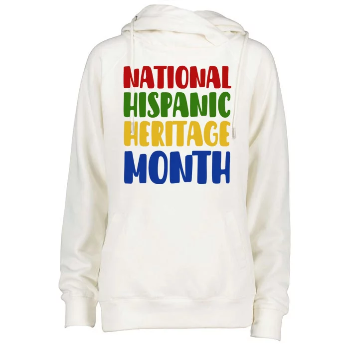 National Hispanic Heritage Month Womens Funnel Neck Pullover Hood