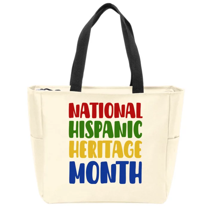 National Hispanic Heritage Month Zip Tote Bag