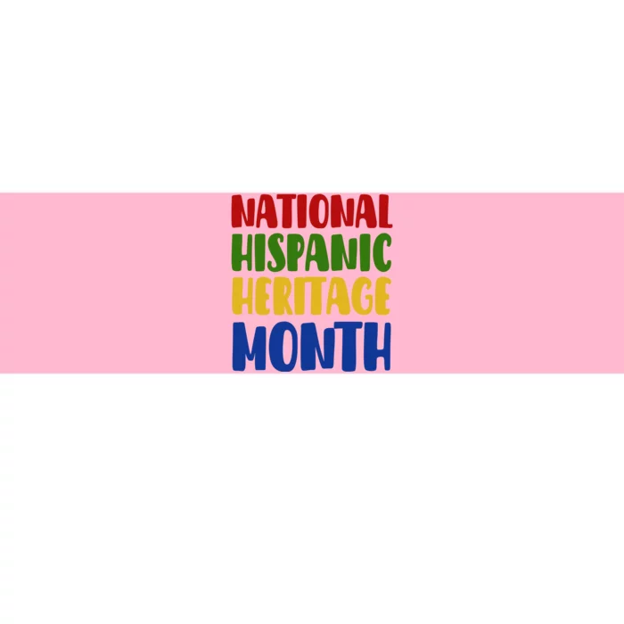 National Hispanic Heritage Month Bumper Sticker