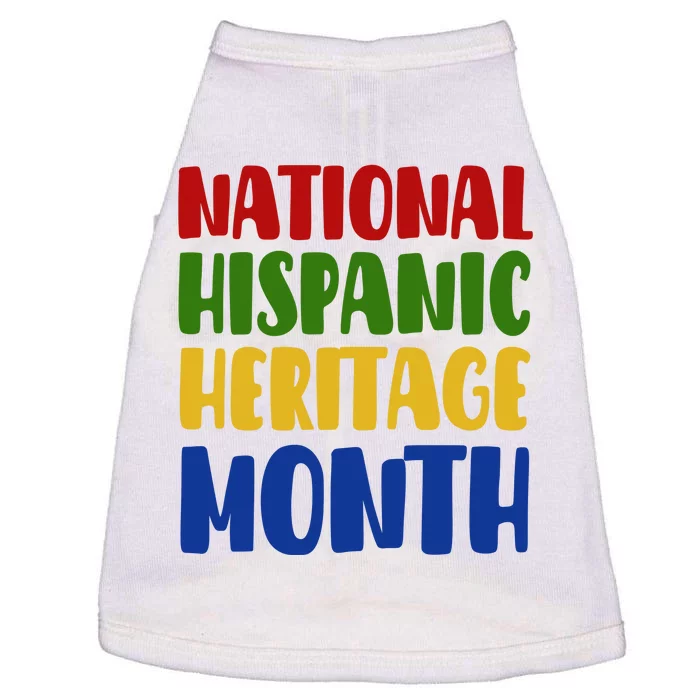 National Hispanic Heritage Month Doggie Tank