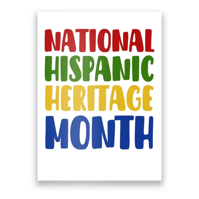 National Hispanic Heritage Month Poster