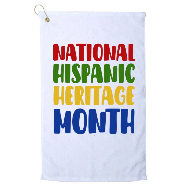 National Hispanic Heritage Month Platinum Collection Golf Towel