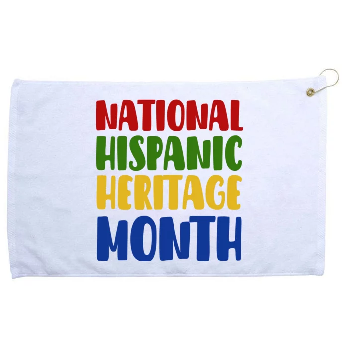 National Hispanic Heritage Month Grommeted Golf Towel