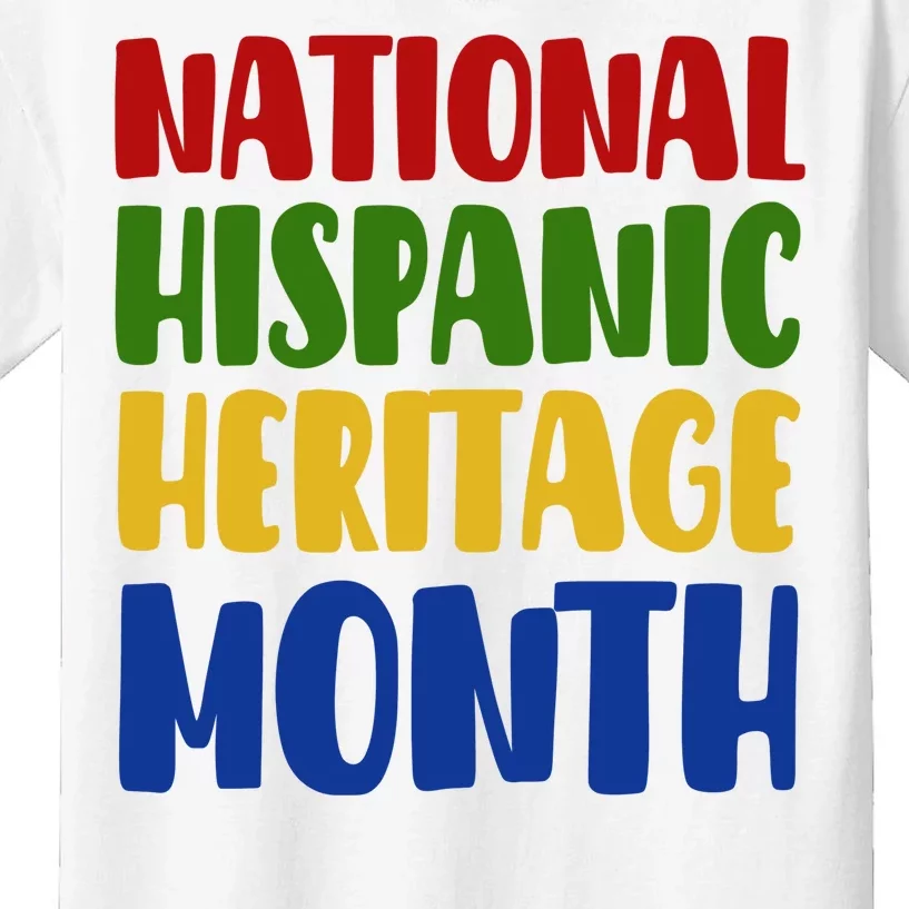 National Hispanic Heritage Month Kids T-Shirt