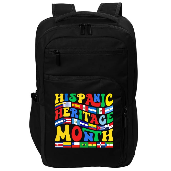 National Hispanic Heritage Month Countries Flags Impact Tech Backpack