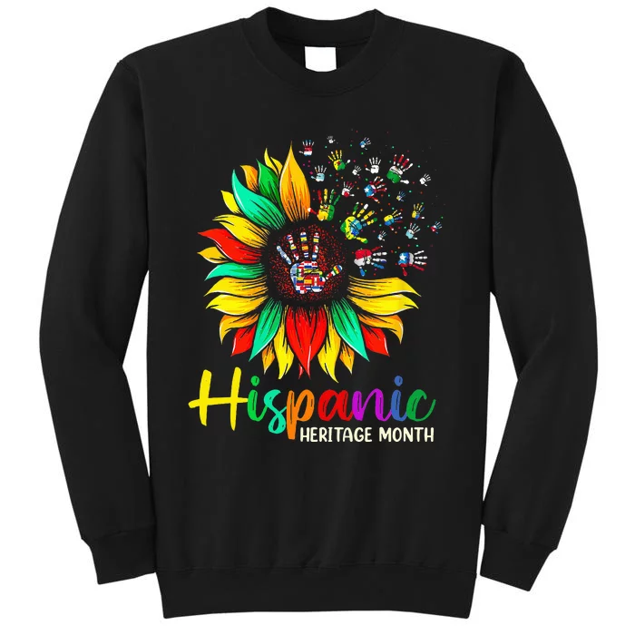 National Hispanic Heritage Month Sunflower All Countries Sweatshirt