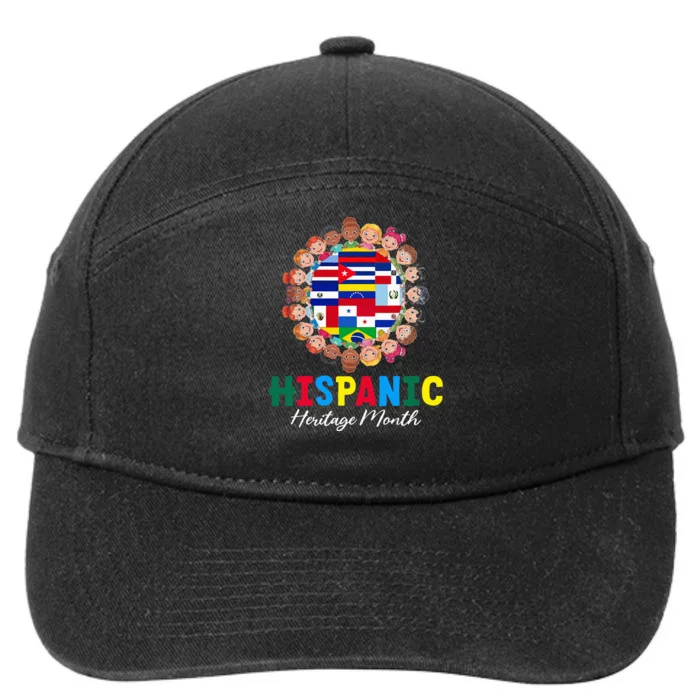 National Hispanic Heritage Month 7-Panel Snapback Hat