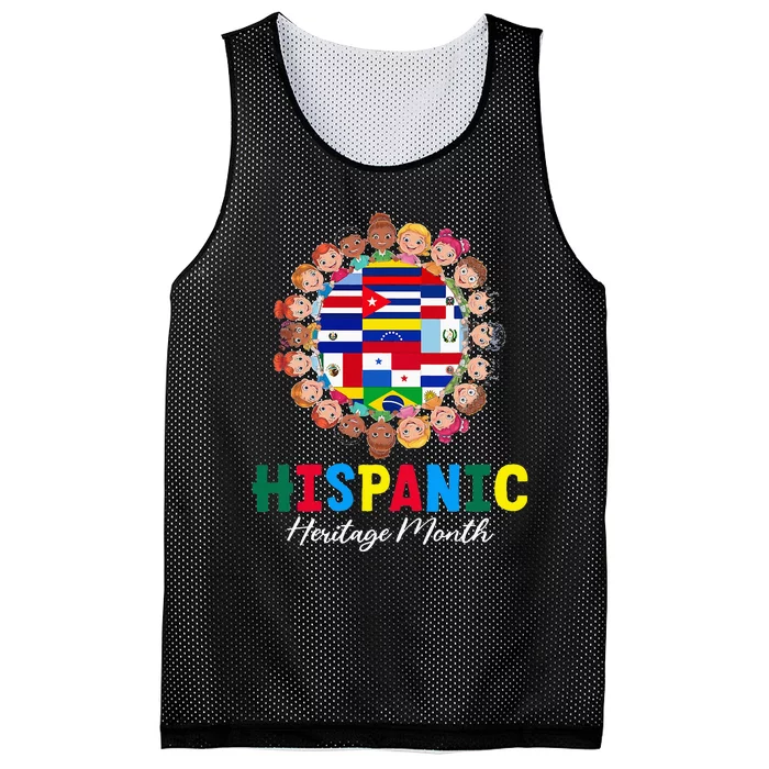 National Hispanic Heritage Month Mesh Reversible Basketball Jersey Tank