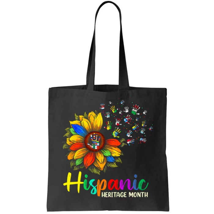 National Hispanic Heritage Month Sunflower All Countries Tote Bag