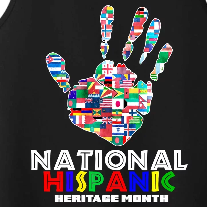 National Hispanic Heritage Month Hand Performance Tank