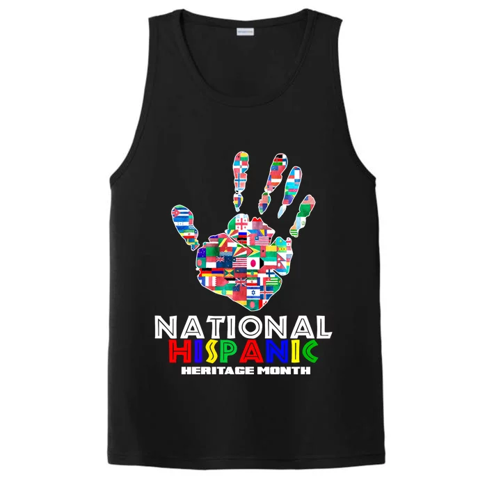 National Hispanic Heritage Month Hand Performance Tank