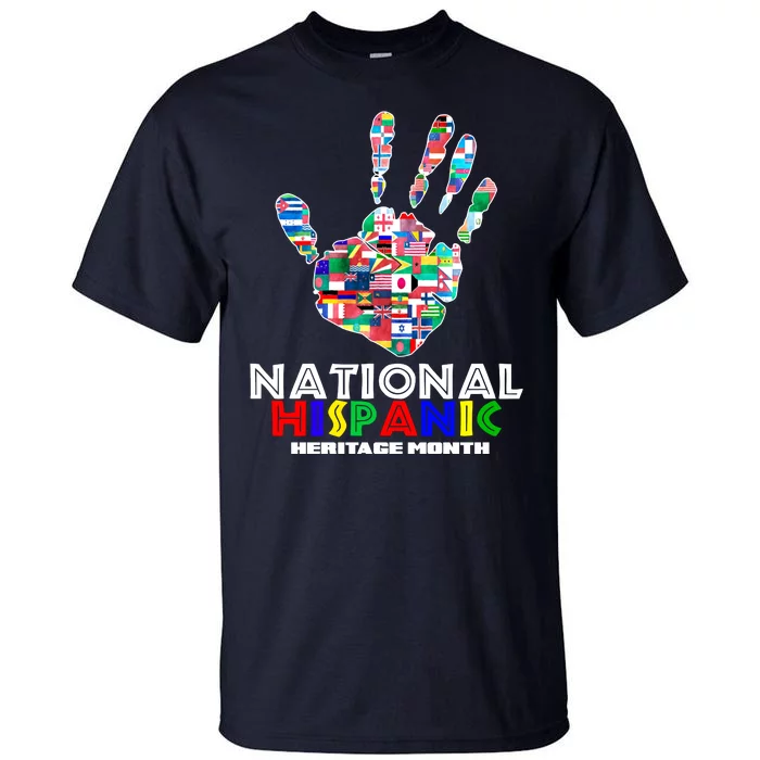 National Hispanic Heritage Month Hand Tall T-Shirt