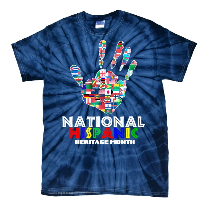 National Hispanic Heritage Month Hand Tie-Dye T-Shirt