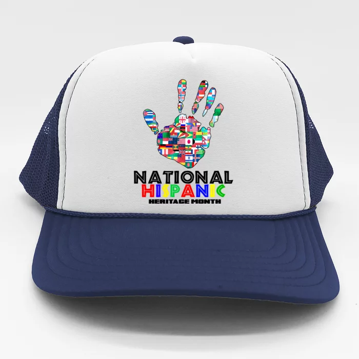 National Hispanic Heritage Month Hand Trucker Hat