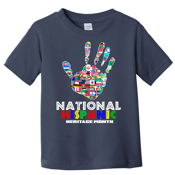 National Hispanic Heritage Month Hand Toddler T-Shirt