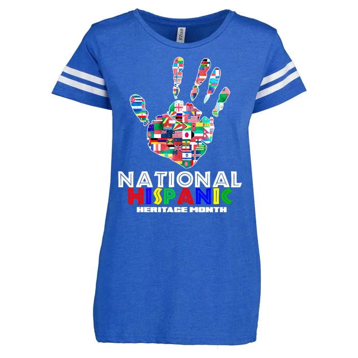 National Hispanic Heritage Month Hand Enza Ladies Jersey Football T-Shirt