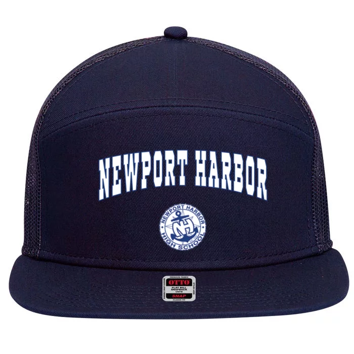 Newport Harbor High School Sailors Great Gift C2 7 Panel Mesh Trucker Snapback Hat