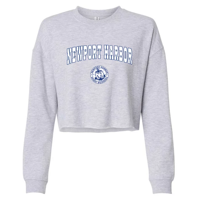 Newport Harbor High School Sailors Great Gift C2 Cropped Pullover Crew