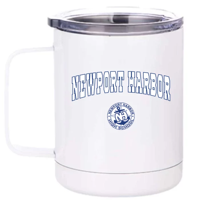 Newport Harbor High School Sailors Great Gift C2 Front & Back 12oz Stainless Steel Tumbler Cup