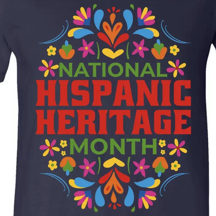 National Hispanic Heritage Month V-Neck T-Shirt