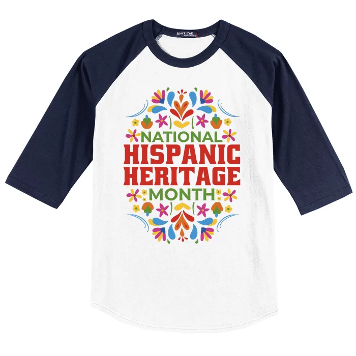 National Hispanic Heritage Month Baseball Sleeve Shirt