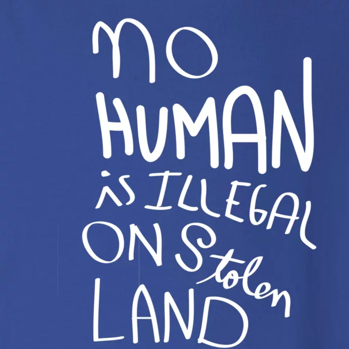 No Hu Is Illegal On Stolen Land Funny Gift Toddler Long Sleeve Shirt