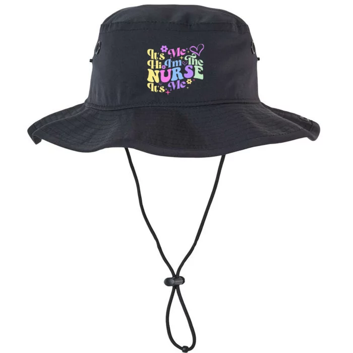 Nursing Humor Its Me Hi IM The Nurse Rn Er Nicu Lpn Legacy Cool Fit Booney Bucket Hat