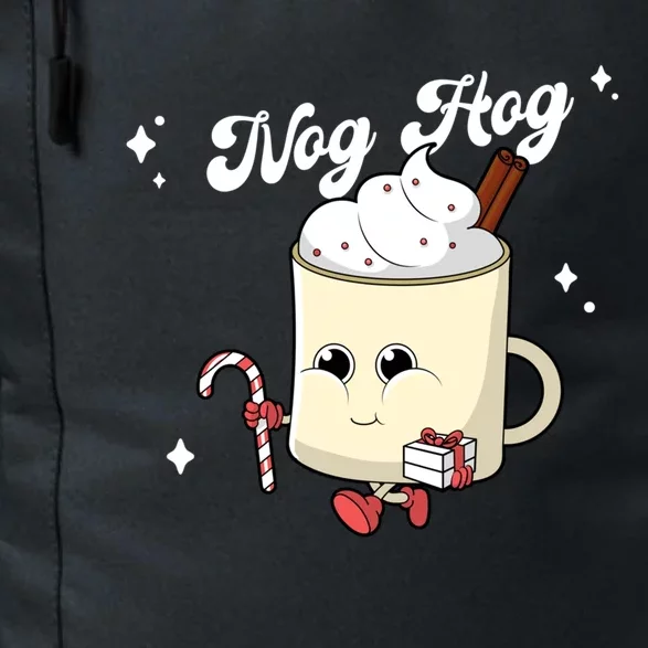 Nog Hog Kawaii Groovy Christmas Eggnog Made Me Retro Egg Nog Great Gift Daily Commute Backpack