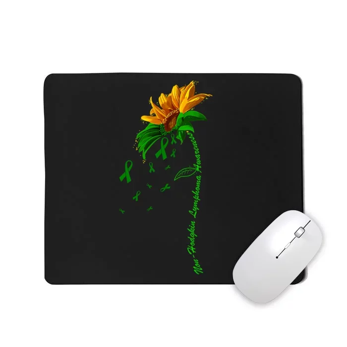 Non Hodgkin's Lymphoma Awareness Sunflower Mousepad