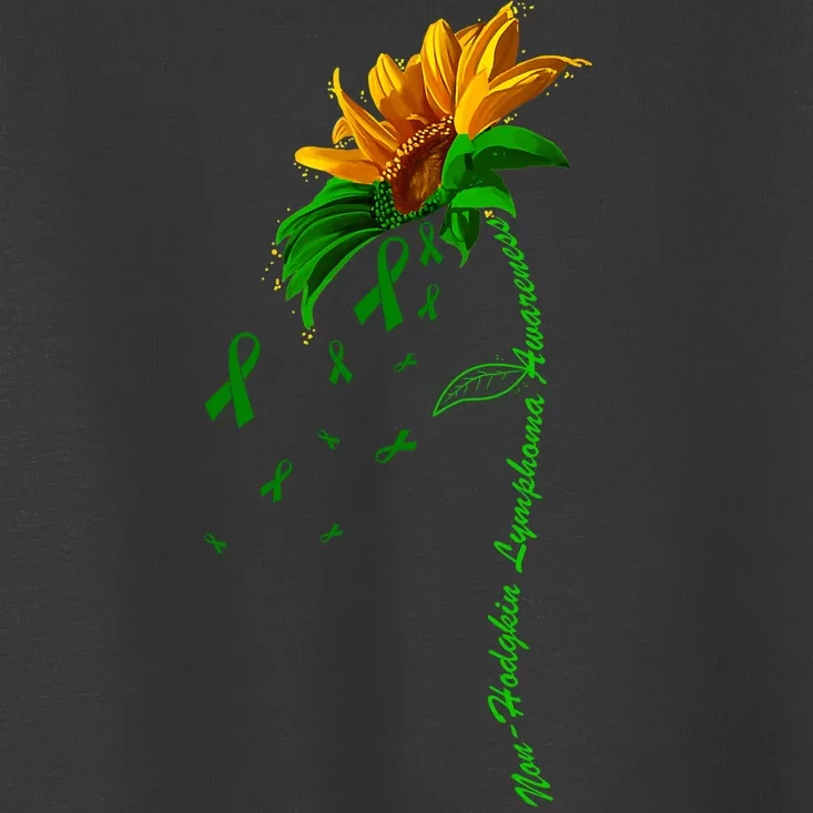 Non Hodgkin's Lymphoma Awareness Sunflower Toddler T-Shirt