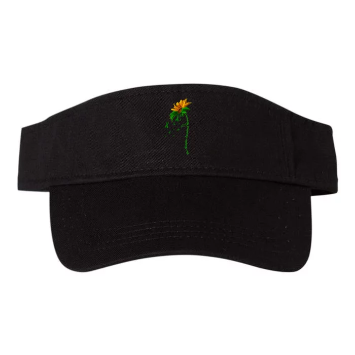 Non Hodgkin's Lymphoma Awareness Sunflower Valucap Bio-Washed Visor