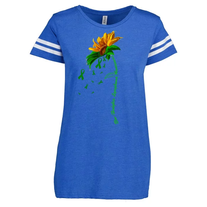 Non Hodgkin's Lymphoma Awareness Sunflower Enza Ladies Jersey Football T-Shirt