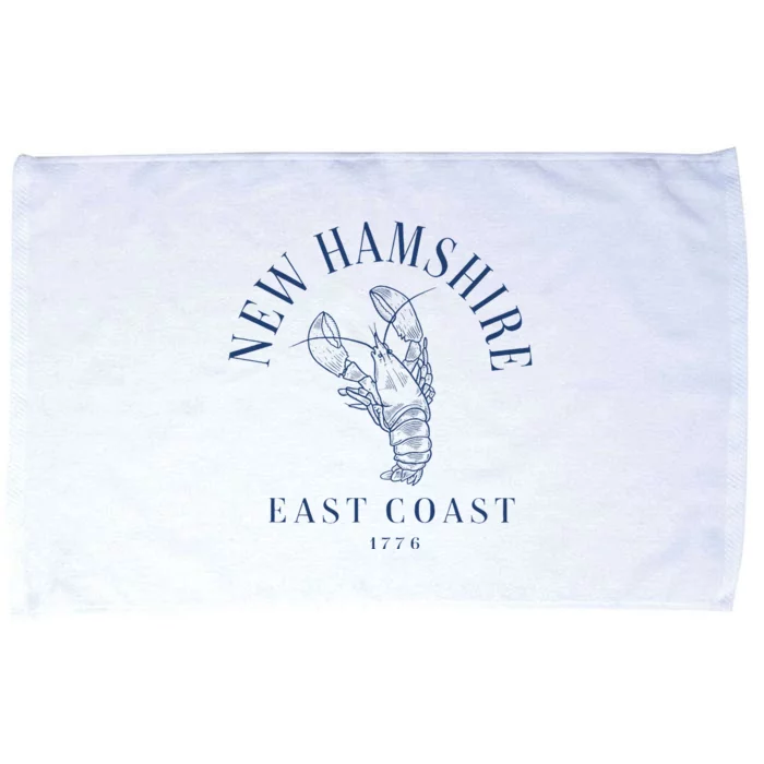 New Hampshire Lobster Vintage Microfiber Hand Towel