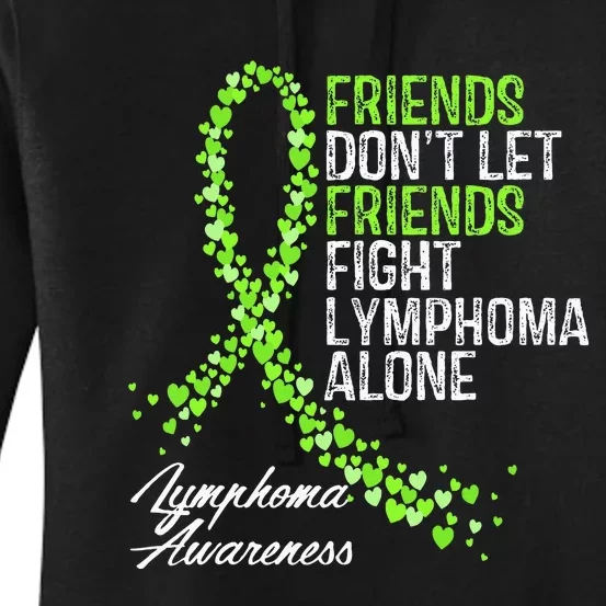 Non Hodgkins Lymphoma Awareness Cancer Fighter Support Women's Pullover Hoodie