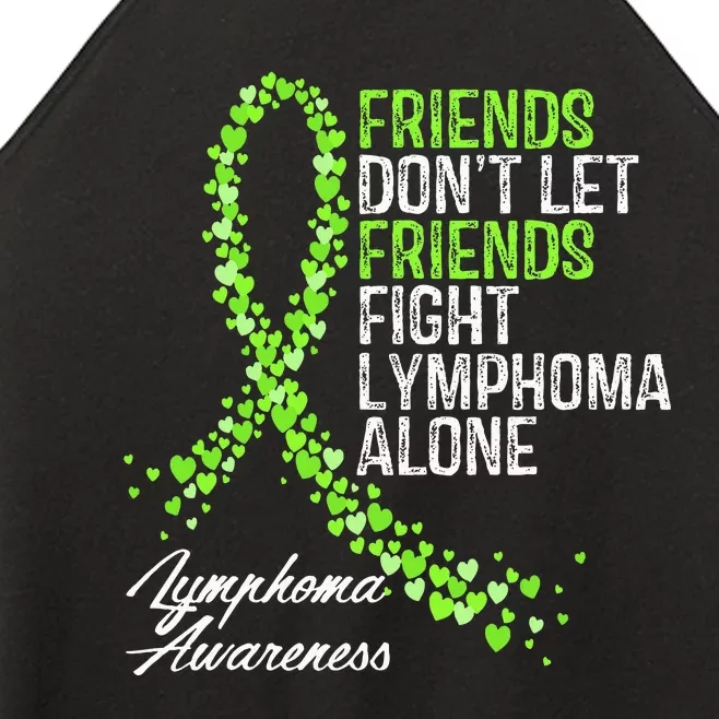 Non Hodgkins Lymphoma Awareness Cancer Fighter Support Women’s Perfect Tri Rocker Tank