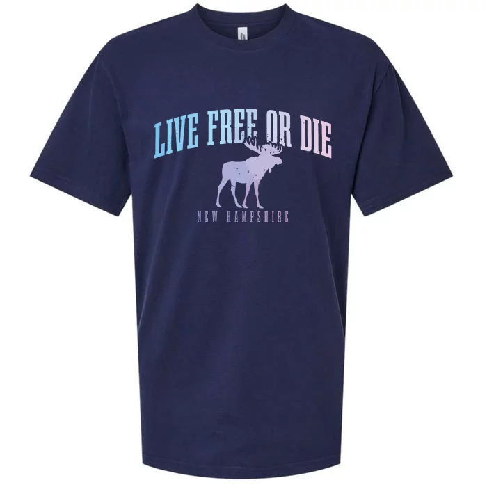 New Hampshire Live Free Or Die Pride Vintage Sueded Cloud Jersey T-Shirt