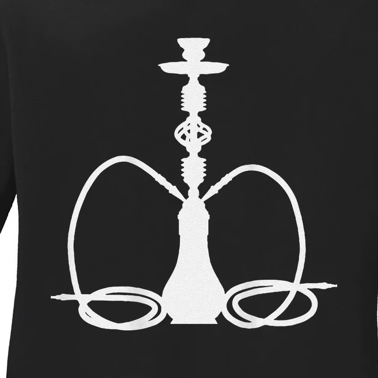 Nomad Hookah Lounge Design Ladies Long Sleeve Shirt