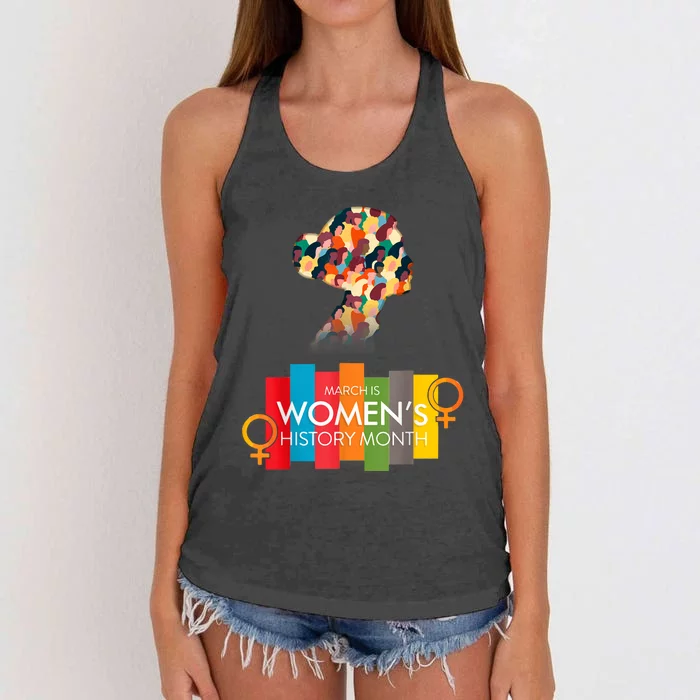 National History Month 2024 Women's Knotted Racerback Tank